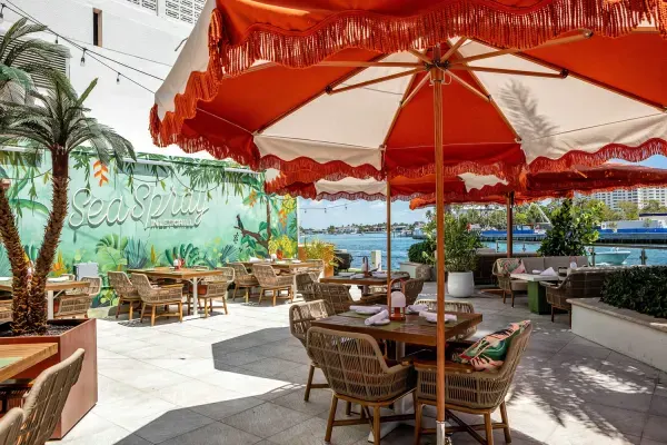 Rose Sangria at SeaSpray Inlet Grill, Boca Raton – $14 on the menu