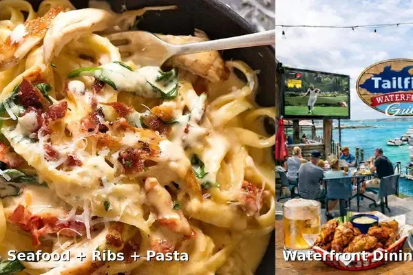Tailfins Waterfront Grill : Crab Island : World Cup Venue, Destin