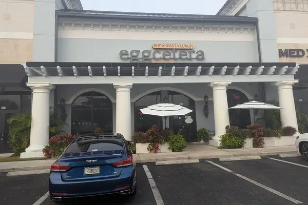 Two Eggs with Meat at Eggcetera Breakfast & Lunch, Fort Myers – $9.25 on the menu