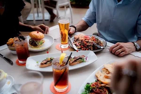 Covey Double Burger at Covey Kitchen + Cocktails, Gainesville – $18 on the menu