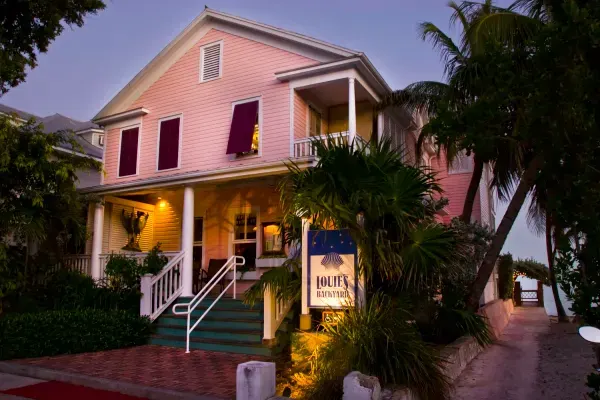 Lemongrass Grilled Chicken with Thai Fried Rice & Sweet Chile Sauce at Afterdeck Bar at Louie’s, Key West – $29 on the menu