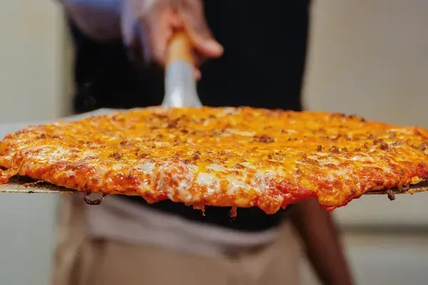 Pepperoni Sausage Ham Bacon Ground Beef at J. Burns’ Pizza Shop South, Lakeland – $2 on the menu