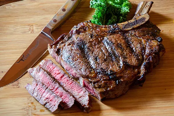 Bison Chopped Steak at Texas Cattle Company, Lakeland – $39 on the menu