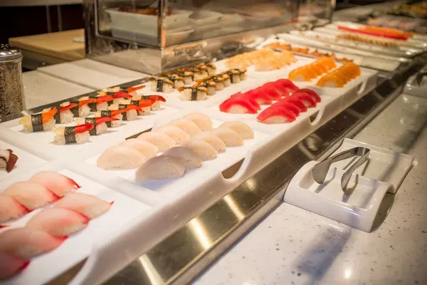 Sushi Salad at Mizumi Buffet & Sushi, Miami Beach