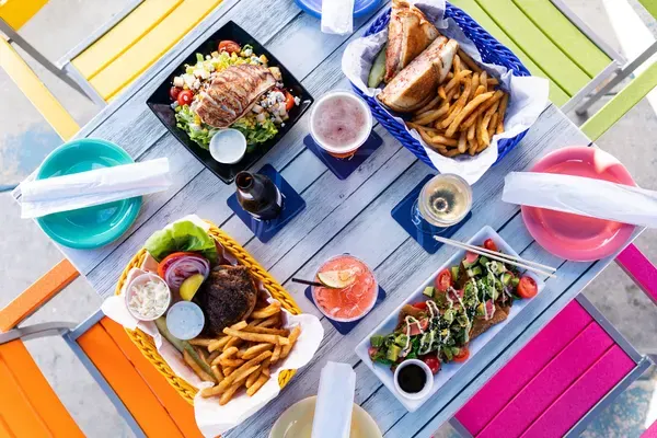"LOCALLY WORLD FAMOUS" Grouper Sandwich at Island Gypsy Cafe & Marina Bar, Naples – $25 on the menu
