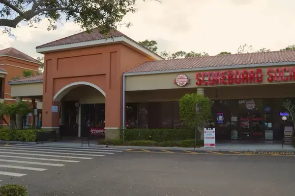Homemade Philly Cheesesteak at Scoreboard Social, Naples – $14.99 on the menu
