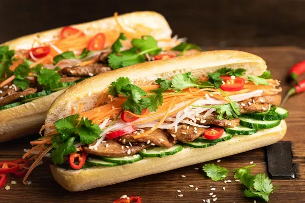 K3. Rice Noodle with Grilled Pork and Egg Roll (Bún Thịt Nướng Chả Giò) at Saigon Sandwich, Palm Beach Gardens – $16.95 on the menu