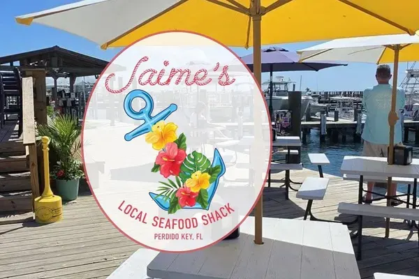 Shrimp at Jaime's Local Seafood Shack, Pensacola – $16 on the menu