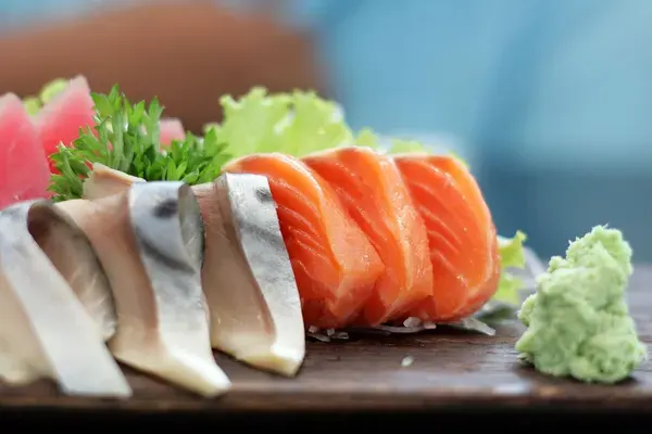 Tuna at Miyako Japanese Buffet, Pompano Beach – $2.20 on the menu