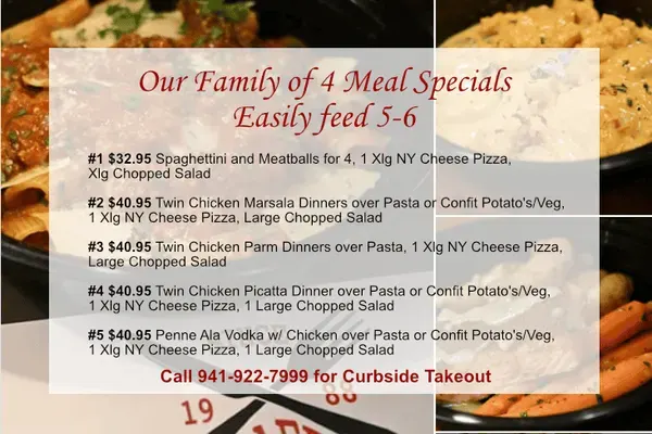 NY-style Cheese at Cafe Barbosso, Sarasota – $15 on the menu