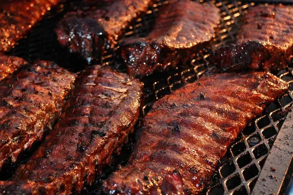 Beef Brisket at Perry's Original Roadside BBQ & Catering, Sarasota – $14 on the menu