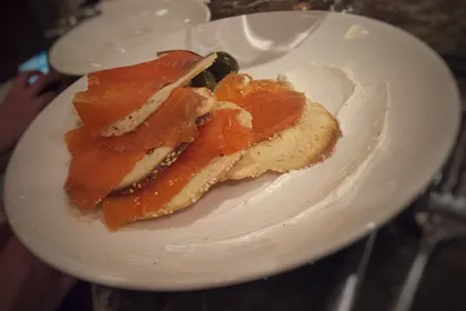 Bagel and lox
