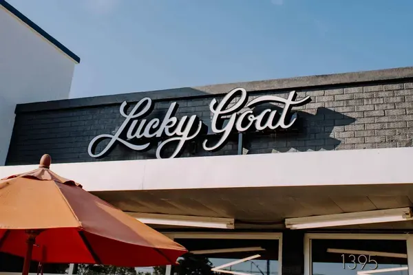 Café Au Lait at Lucky Goat Coffee, Tallahassee