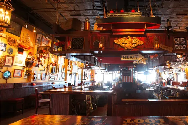 General Tso's Sticky Ribs at Gaspar's Grotto, Tampa – $20 on the menu