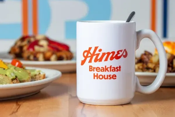 2 Scrambled at Himes Breakfast House, Tampa – $9.99 on the menu