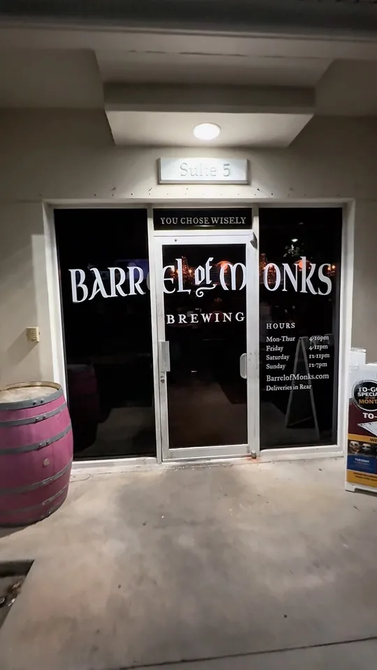 Beer at Barrel of Monks Brewing, Boca Raton – $3.50 on the menu
