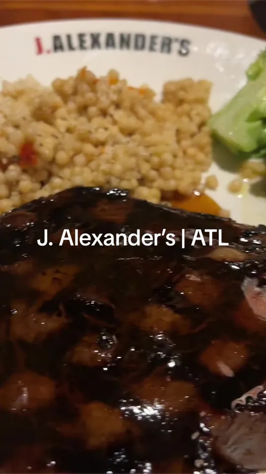 Steak at J. Alexander's, Boca Raton – $36 on the menu