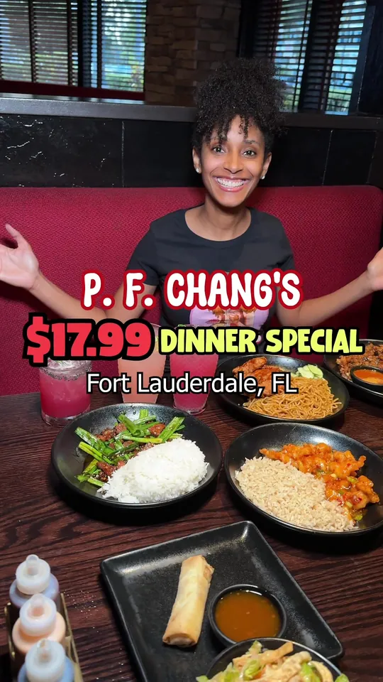 Chicken at P.F. Chang's, Boca Raton – $8.29 on the menu