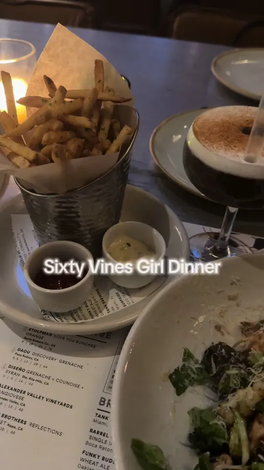 Cocktails at Sixty Vines Boca Raton, Boca Raton – $13 on the menu