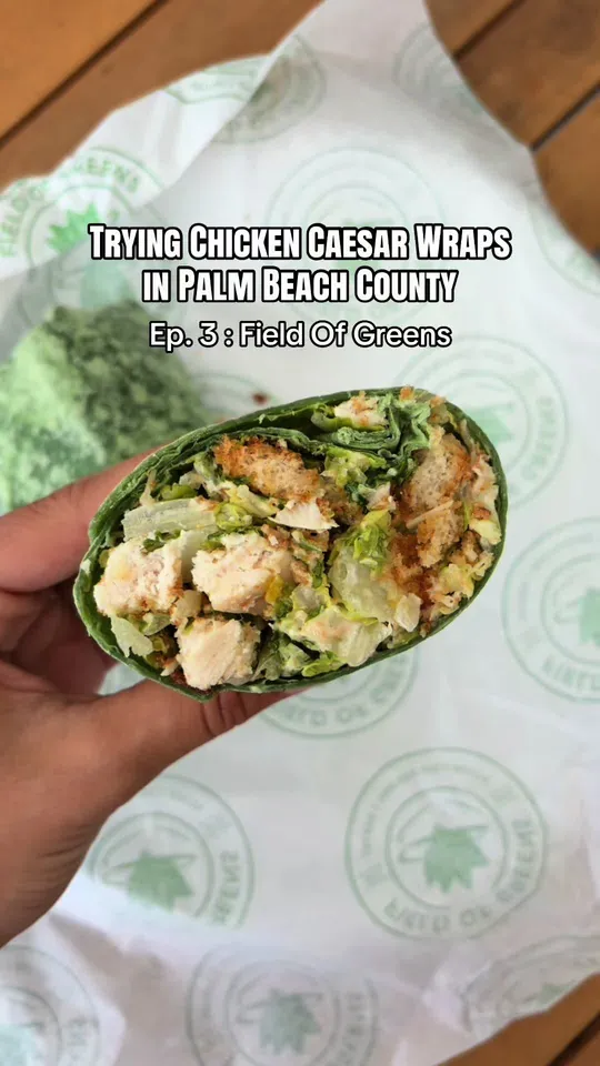 Caesar salad at Field Of Greens, Boynton Beach
