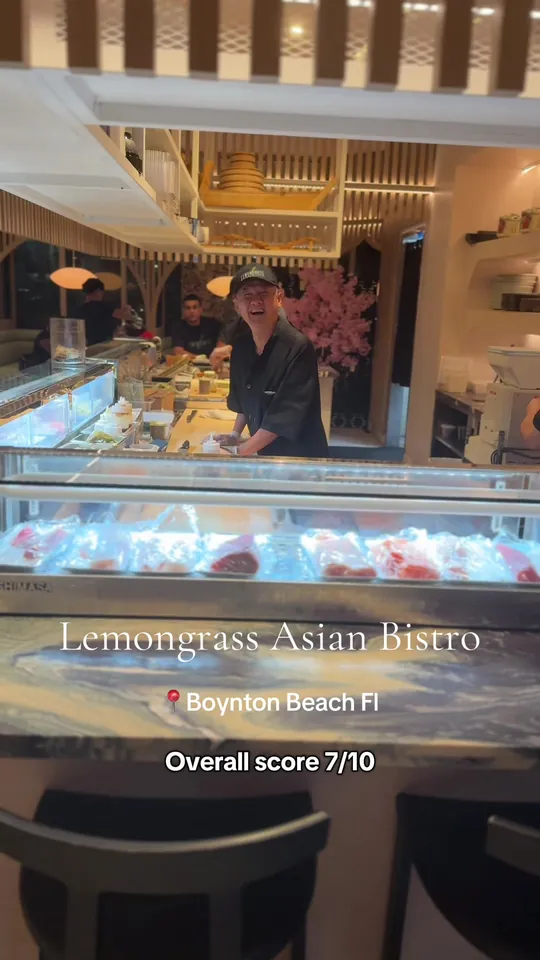 Chicken at Lemongrass Asian Bistro Sushi, Boynton Beach – $9.95 on the menu