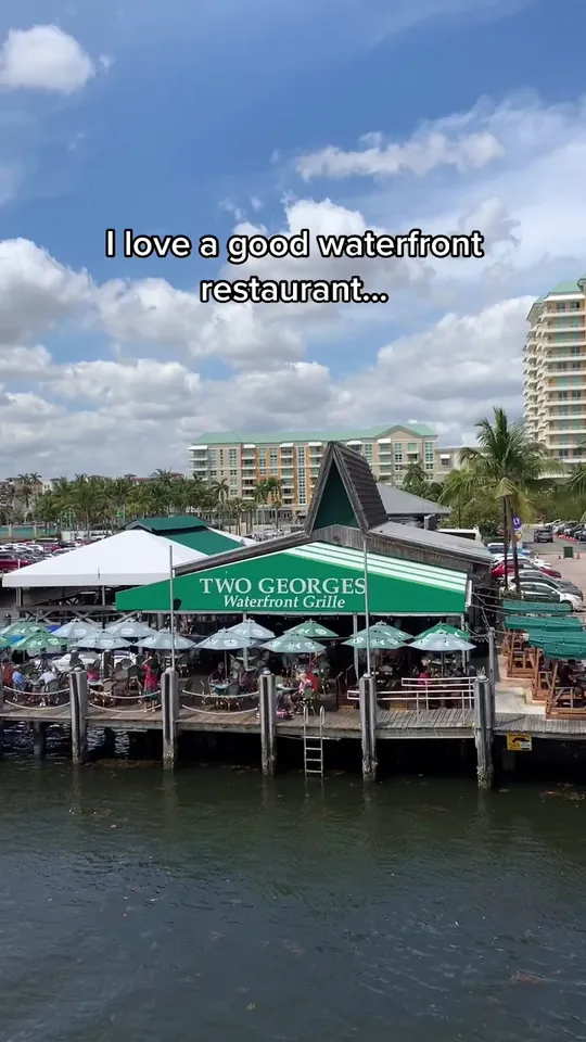 Seafood at Two Georges Waterfront Grille, Boynton Beach – $29 on the menu