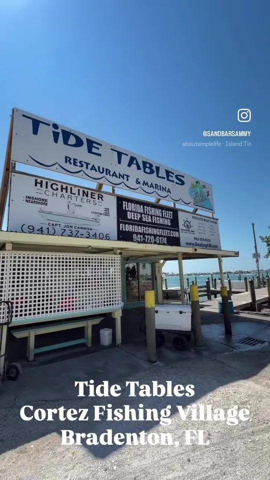 Video at Tide Tables Restaurant and Marina, Bradenton