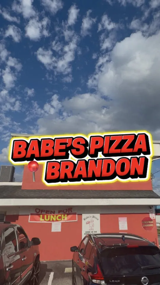 Pizza at Babe's Pizza, Brandon