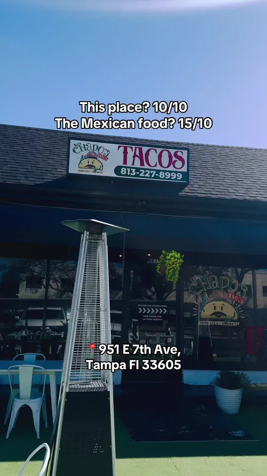 Tacos at Los Chapos Tacos, Brandon – $3.99 on the menu