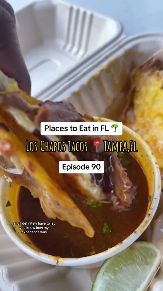 Tacos at Los Chapos Tacos, Brandon – $3.99 on the menu