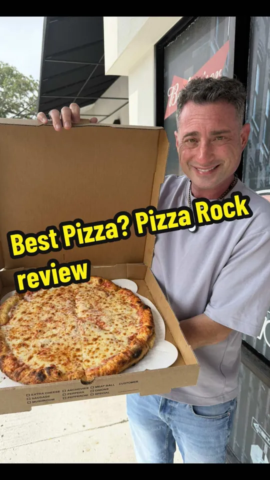 Pizza at Pizza Rock, Brandon – $17.99 on the menu