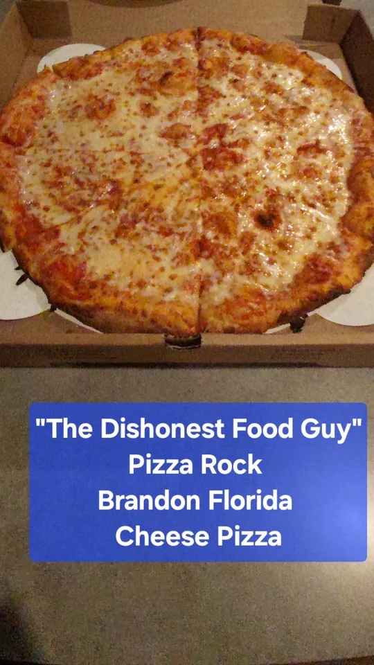 Pizza at Pizza Rock, Brandon – $17.99 on the menu