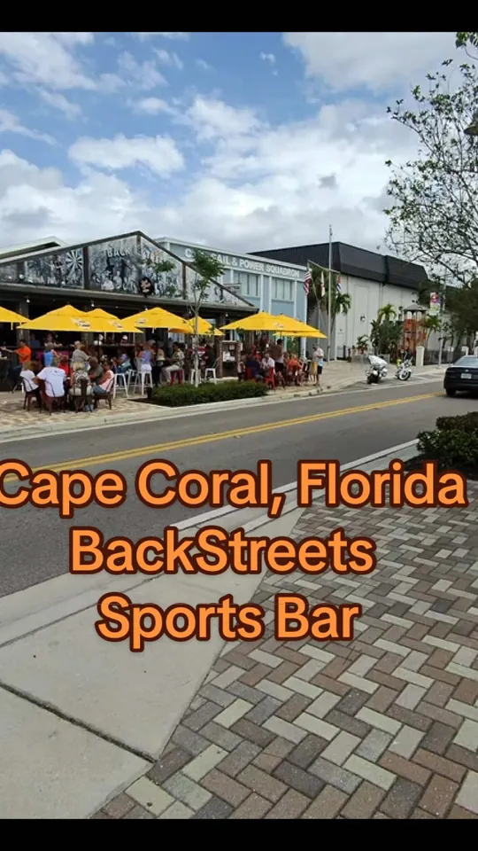 Video at BackStreets Sports Bar, Cape Coral