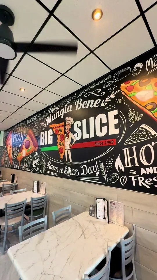 Pizza at Mangia Bene Big Slice, Cape Coral – $4 on the menu