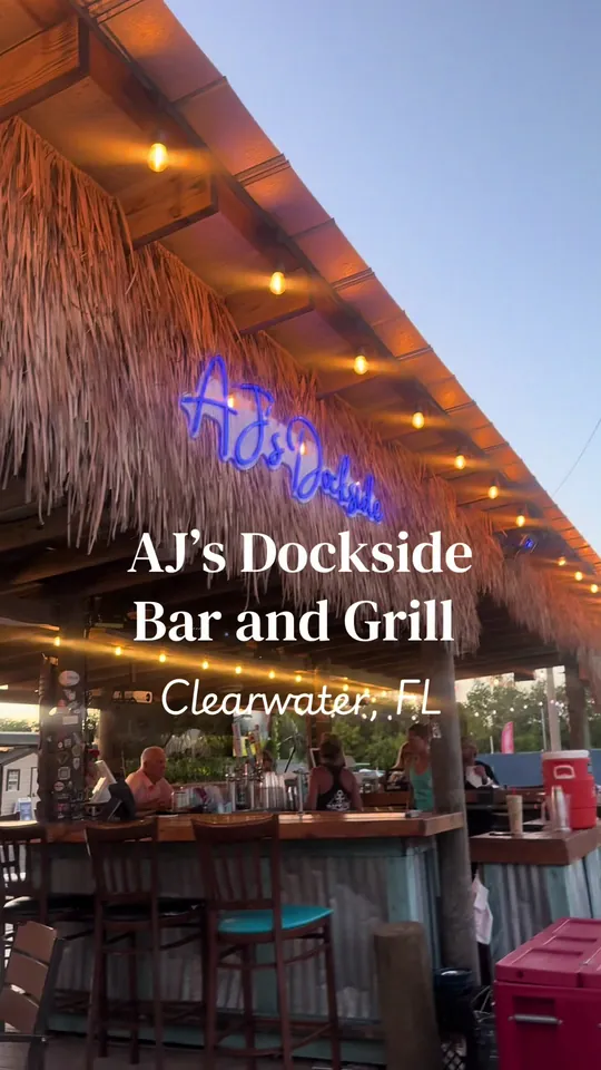 Video at AJ's Dockside Bar and Grill, Clearwater