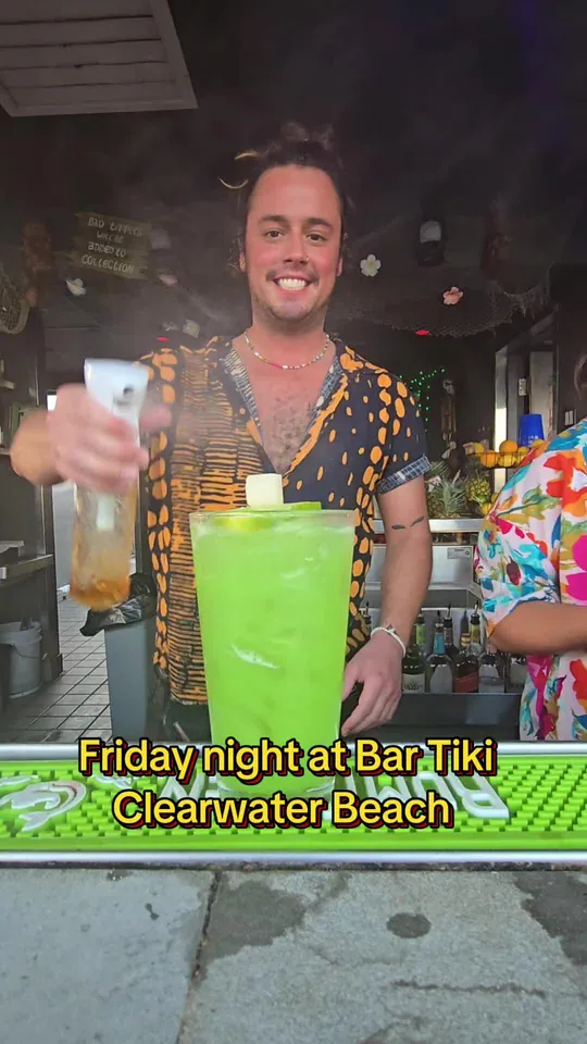 Video at Bar Tiki, Clearwater