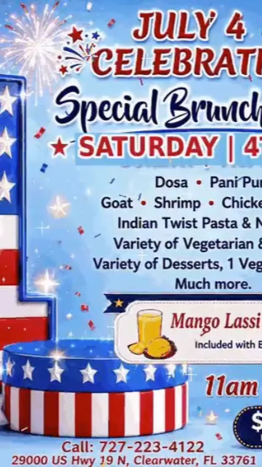 Chicken at Indian Bistro, Clearwater – $8.99 on the menu