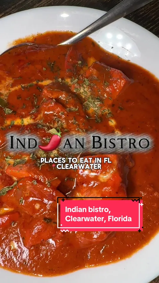 Chicken at Indian Bistro, Clearwater – $8.99 on the menu