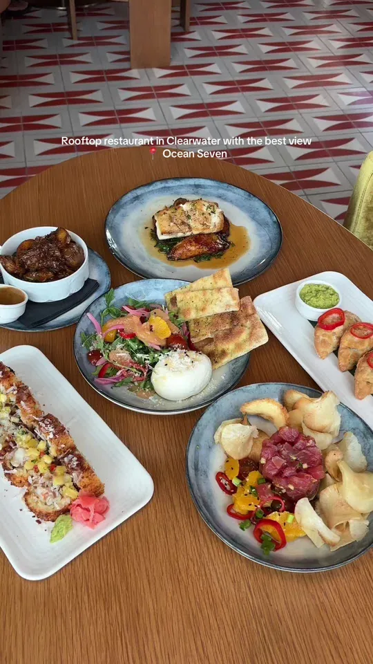 Burrata at Ocean Seven, Clearwater – $17 on the menu