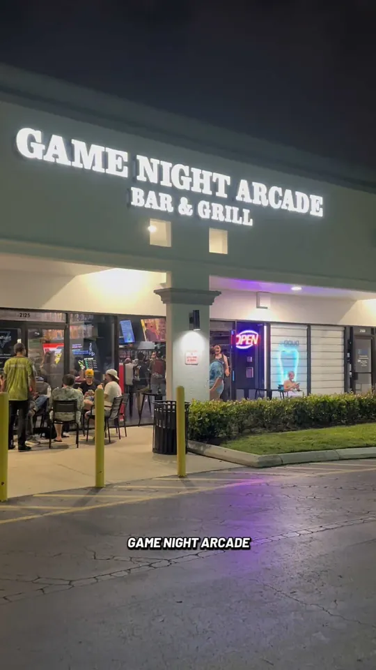 Video at Game Night Arcade, Coral Springs