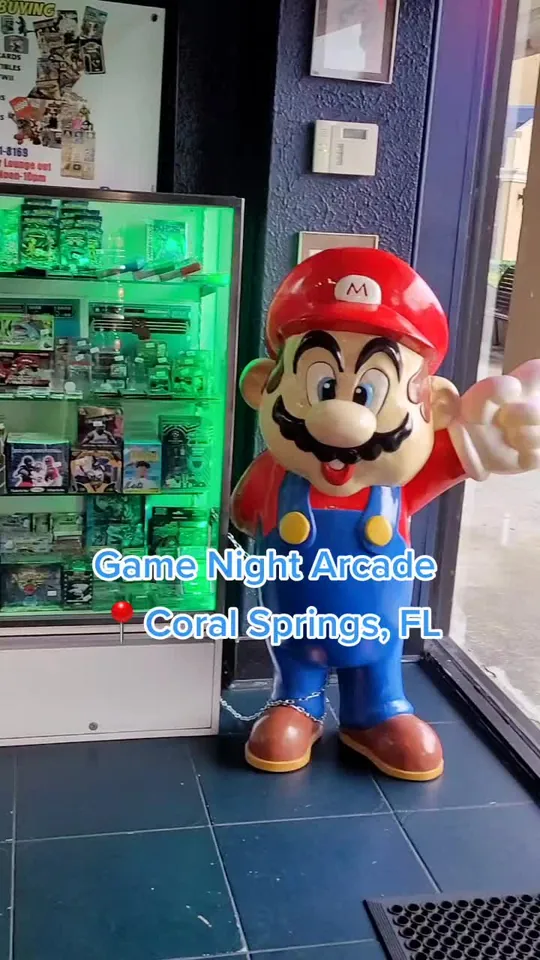 Video at Game Night Arcade, Coral Springs
