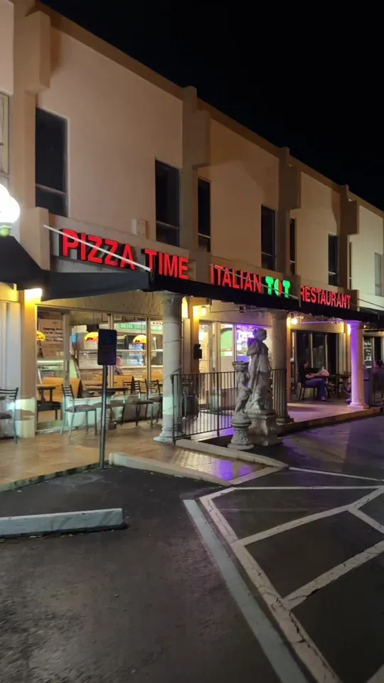 Pizza at Pizza Time Italian Restaurant, Coral Springs – $3.50 on the menu