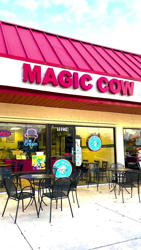 Ice cream at The Magic Cow Coral Springs, Coral Springs