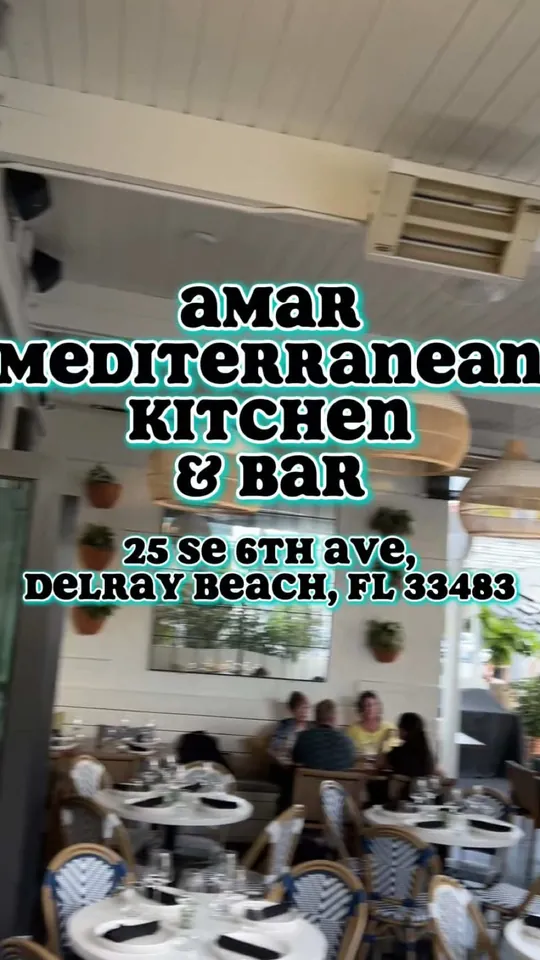 Hummus at Amar Mediterranean Kitchen & Bar, Delray Beach – $15 on the menu