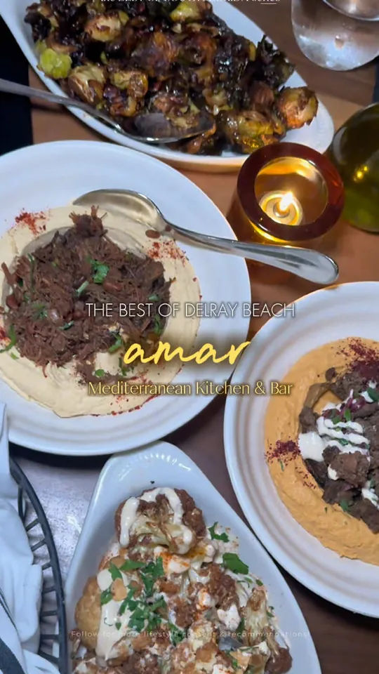 Video at Amar Mediterranean Kitchen & Bar, Delray Beach