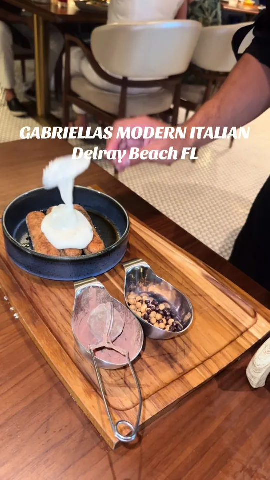 Video at Gabriella's Modern Italian, Delray Beach