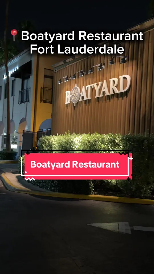 Video at Boatyard, Fort Lauderdale