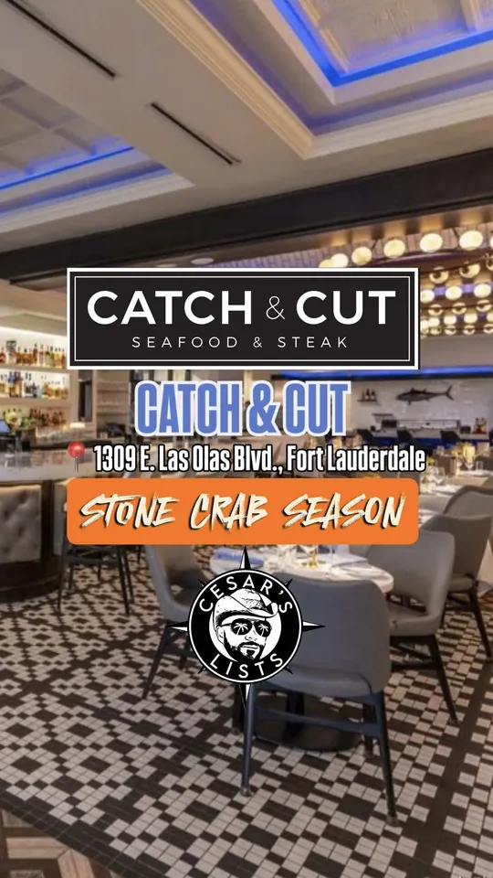 Cocktails at Catch & Cut, Fort Lauderdale