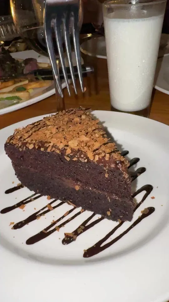 Chocolate cake at Doc B's Fresh Kitchen, Fort Lauderdale