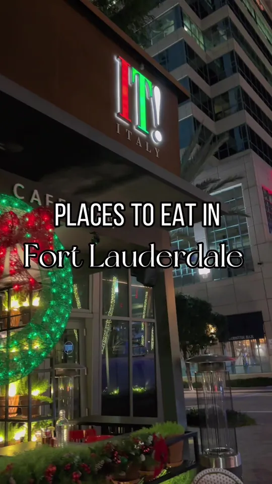 Video at It! Italy Ristorante & Cafe & Bar, Fort Lauderdale